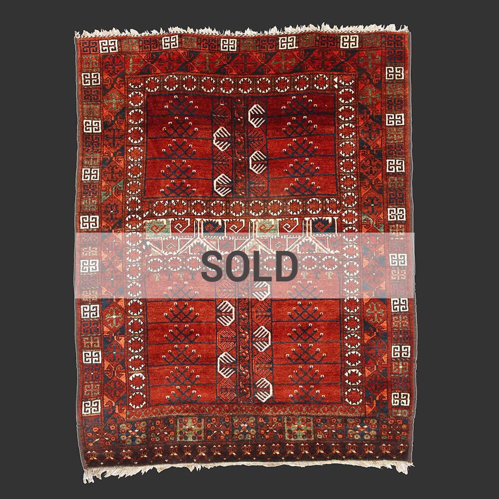 Antique tribal Rug from central asia