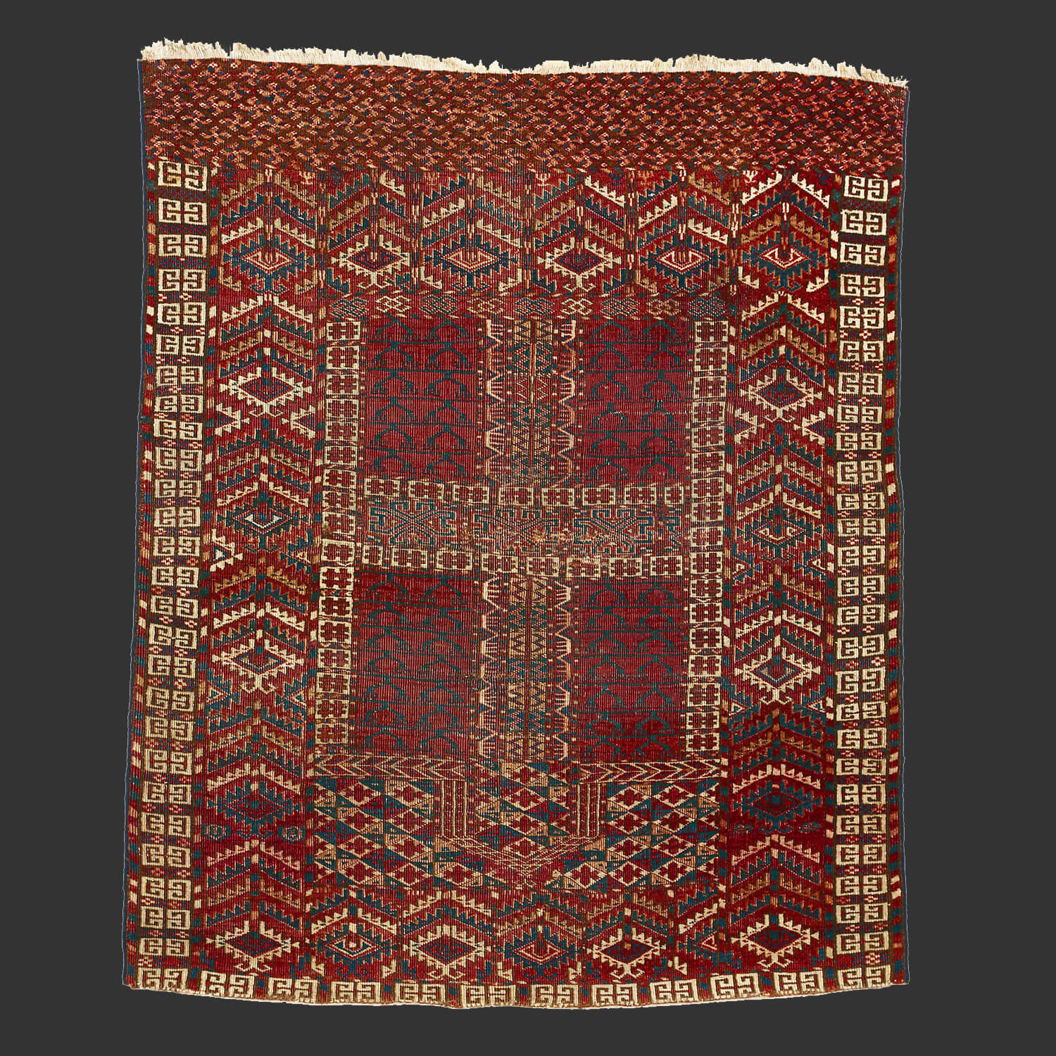 Antique tribal Rug from Turkmenistan